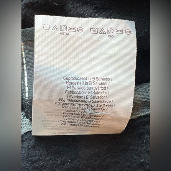 Harley Davidson Sweatshirt Mens Black L Motorcycle 1/4 Zip Skull Eagle Wisconsin - Picture 14 of 14